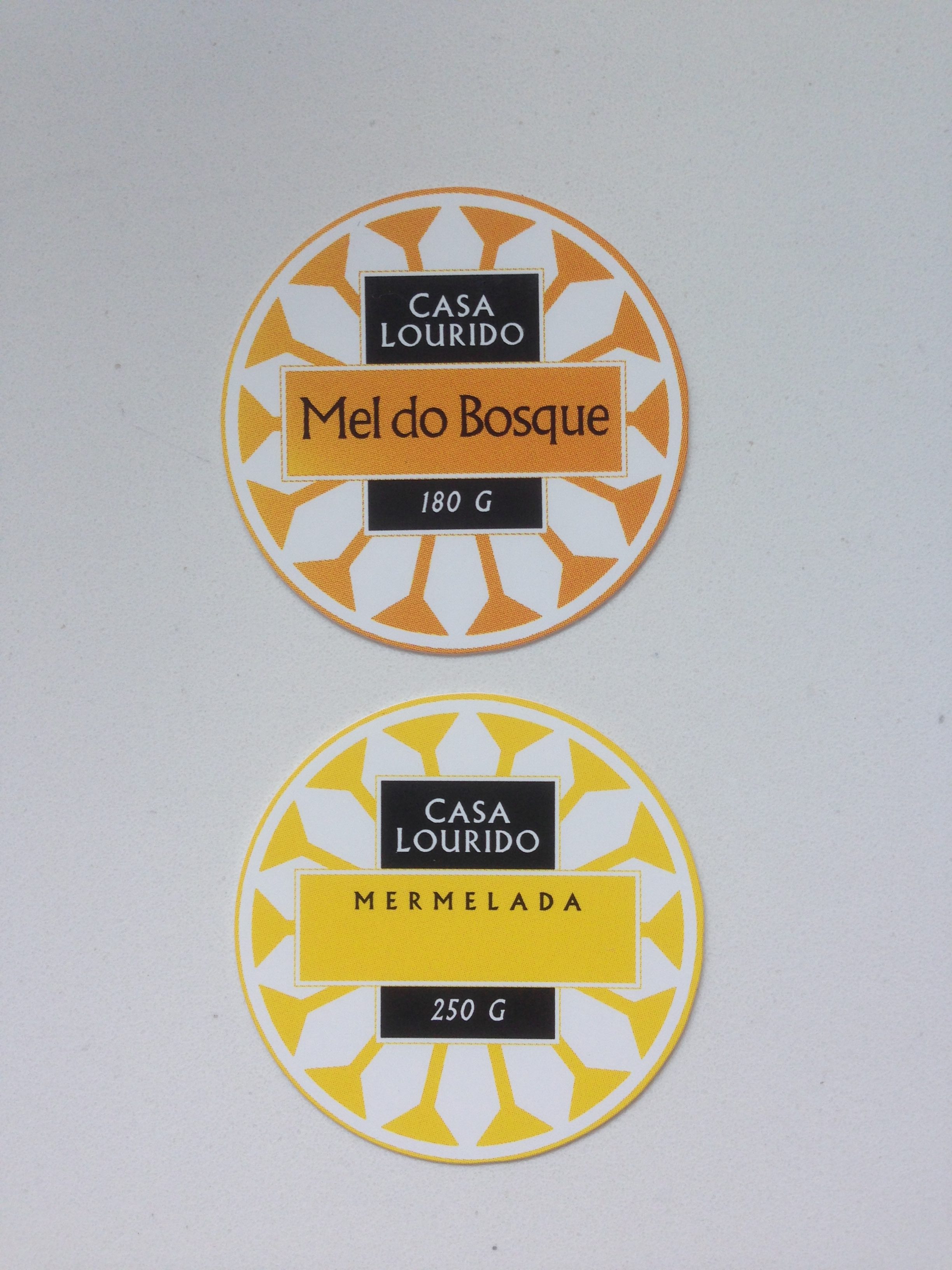 Etiquetas Miel y Mermelada- Casa Lourido